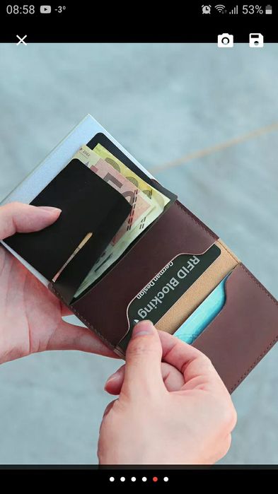 Card holder si portofel  de bani