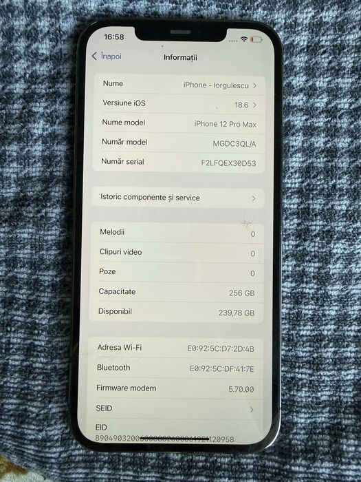 Vand Iphone 12ProMax