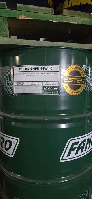 Fanfaro_TRD_15w40 SHPD API CH-4/CG-4/CF-4/SL 208 л