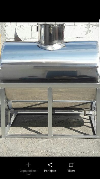 Bazin Inox alimentar pentru lapte si altele recipiente inox