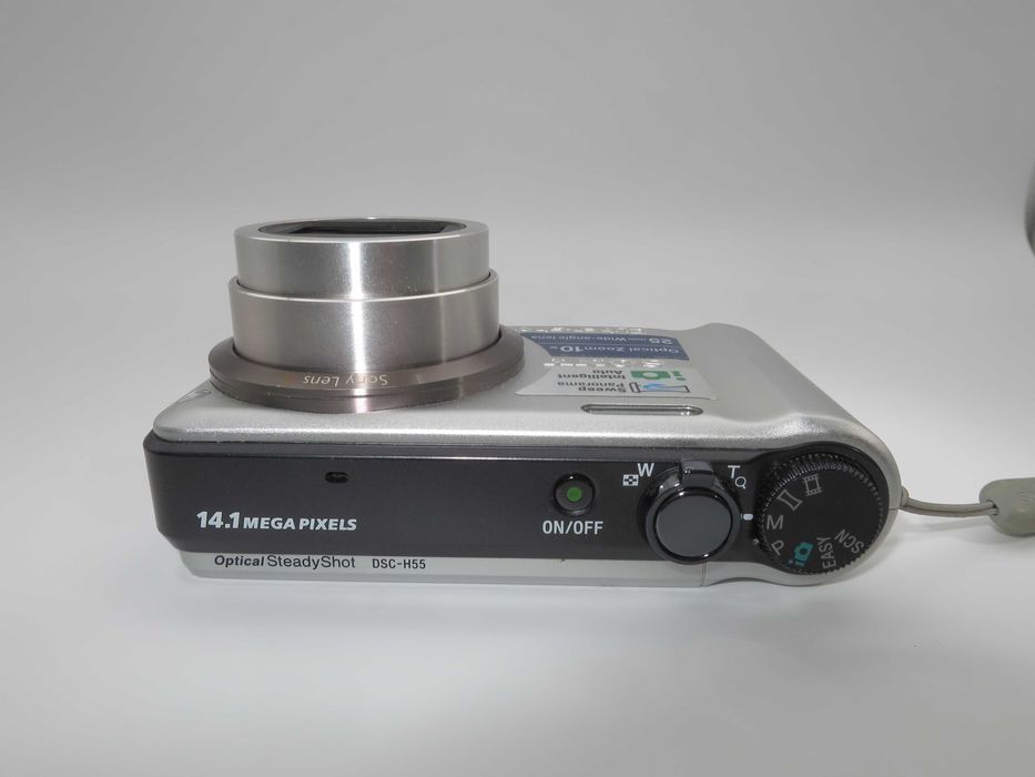 Sony Cyber-Shot DSC H55 ултра компактен цифров фотоапарат, дигитална камера, НОВА - пълен комплект - работи отлично