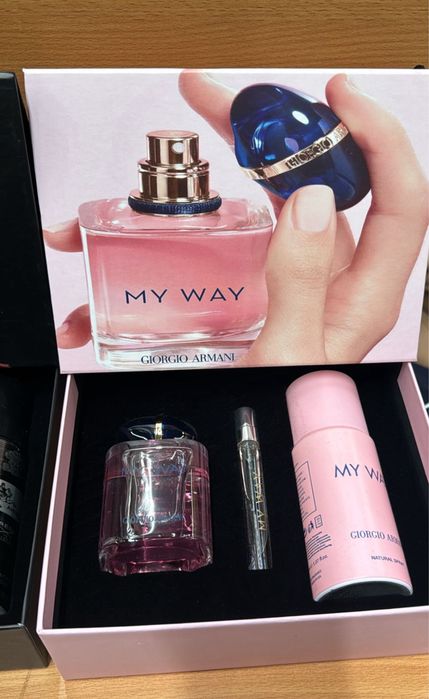 Seturi parfum+mini parfum+spray