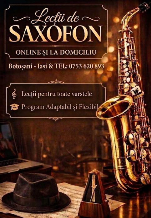 Lecții Saxofon  Predare Individuală