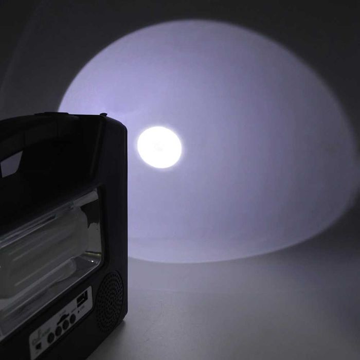 Panou solar incarcare orice telefon radio 3 bec panou dublu bluetooth