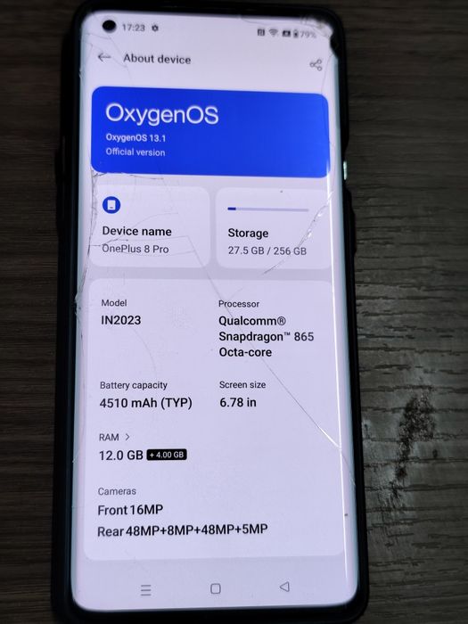 Vind telefon One 8 pro 5 G