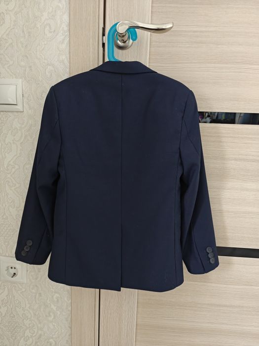 Детский пиджак синий классический