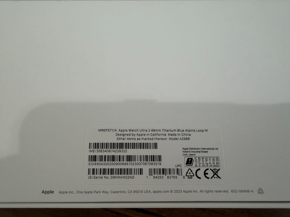 Apple Watch Ultra 2 2023 GPS + Cellular, Titanium 49mm