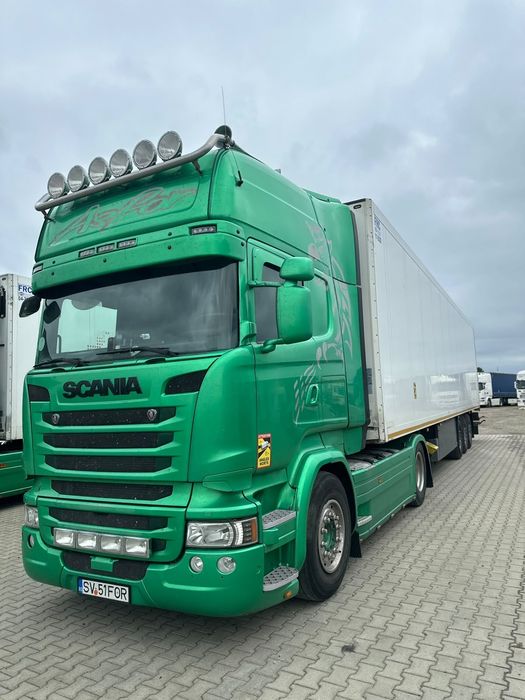 Vand 2 Scania R 490.2016/10 (SUPERBE)si 2 Semiremorci frigo schmitz  2010,,agregat carrier 1850,FRC 2028,Perfecte  stare.Circula doar pe comunitate.