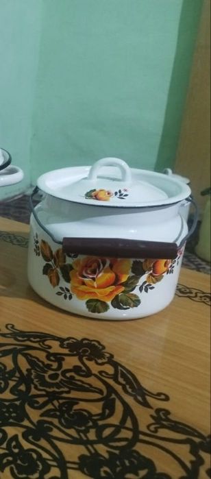 Советские эмалированные посуды