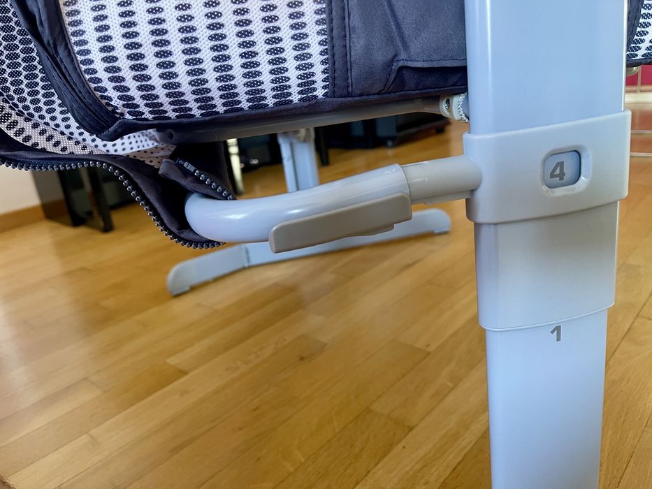 Chicco Next2Me Air India Ink – pătuț atașabil co-sleeper + saltea