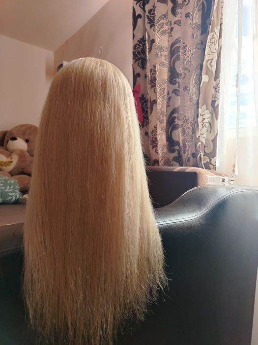 Manechin cu par natural