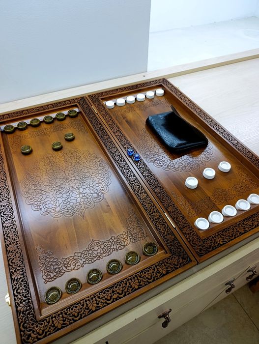 Нарды Narda 60×30 sm Yongʻoq daraxtidan yasalgan