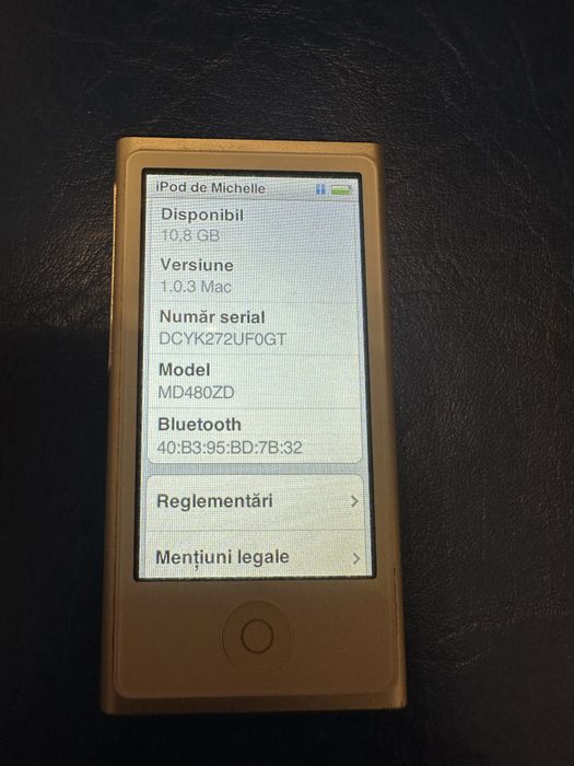 Ipod Apple Gen Nano 7 16Gb