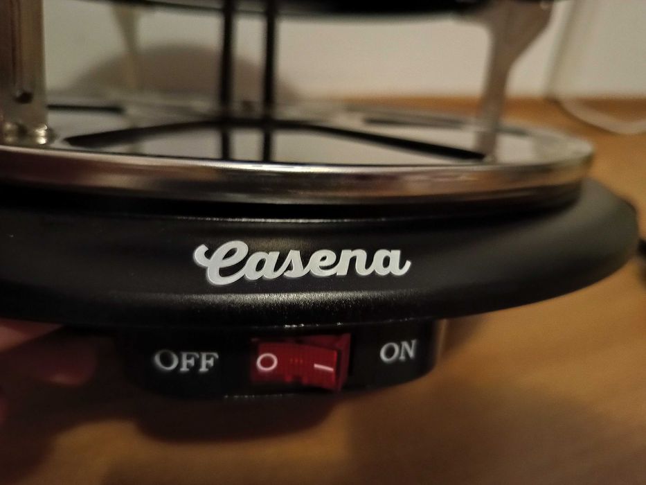 Gratar de masa /Grill electric Nou cu 6 Raclete Cu Plită Caseno 900 W