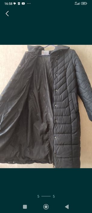 Пуховик стеганый. Зима.