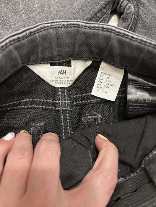 Дънки и панталони сини и сиви за момче 98 см 4 години