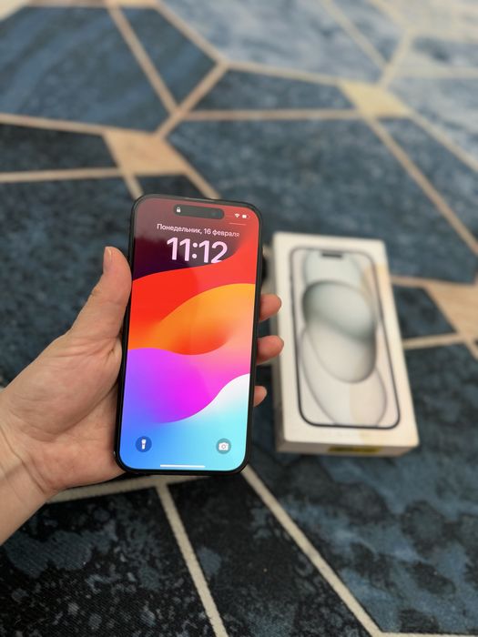 Iphone 15 black , 128 gb