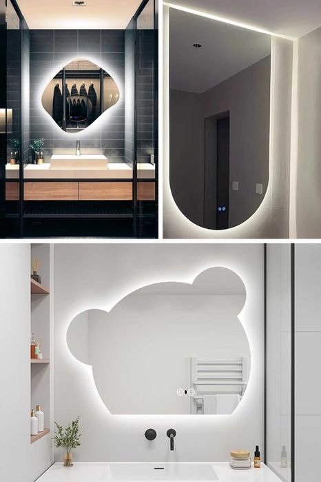 Огледала за баня с LED осветление и функция против изпотяване
