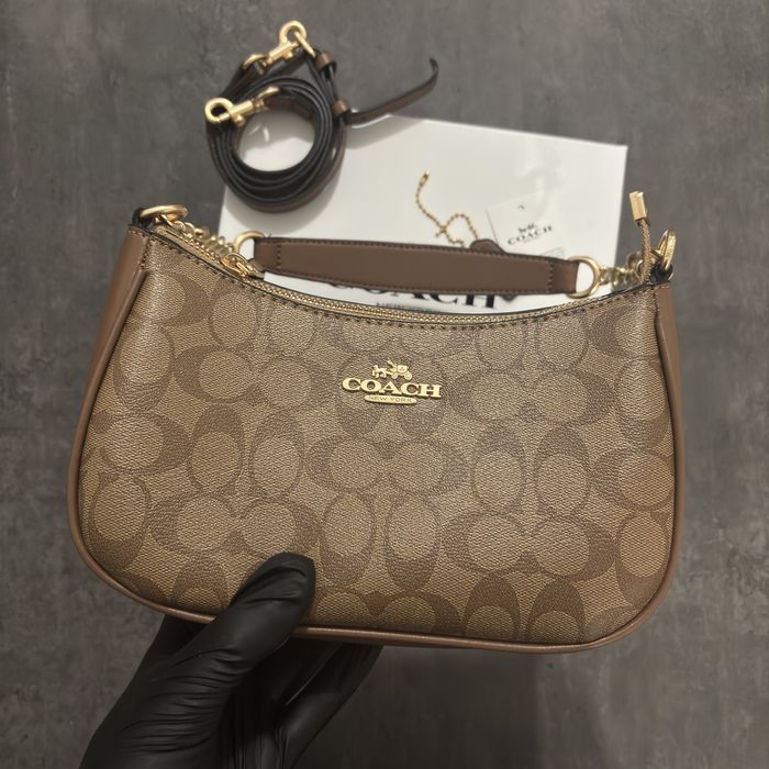 Coach Beige Teri Canvas Bag - НОВА