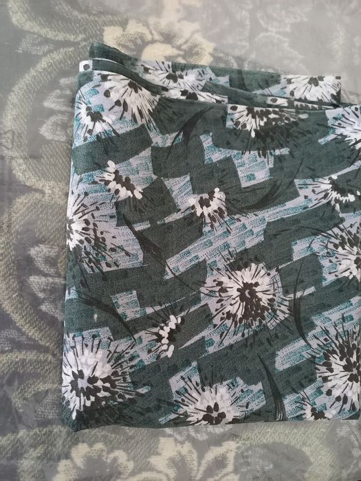 Material mătase verde – 3,50 m x 90 cm