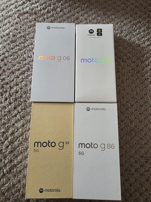 Motorola G6 , G17 , G55 și G86 . NOI