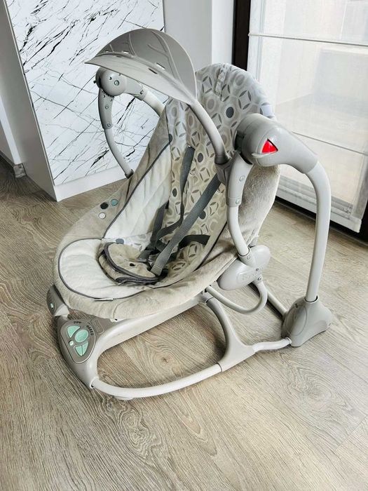 Детска вана/корито с подложка и стойка Chipolino - Вела + Eлектрическа люлка Ingenuity