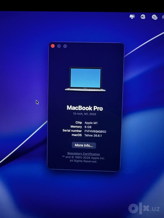 Macbook Pro M1 8/256