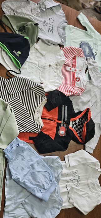 Пакет брендовых вещей для мальчика 3-6 мес