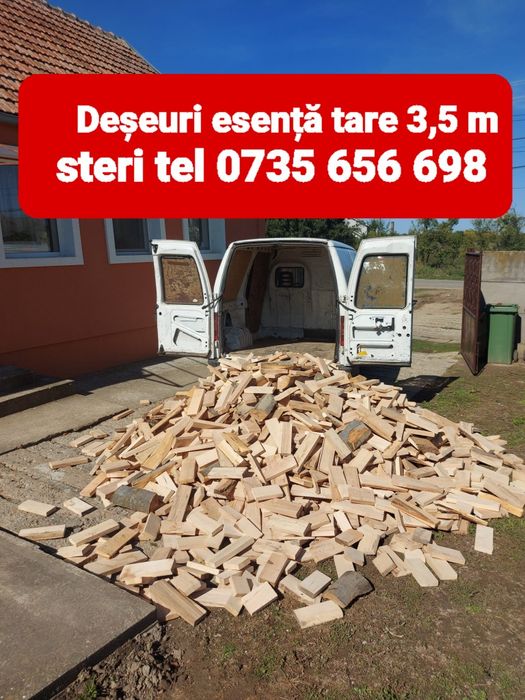 Vând lemn de foc esență tare stejar și fag uscat la palet. 0735 656 69