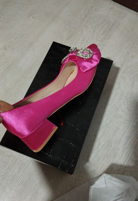 Balerini fundiță fucsia