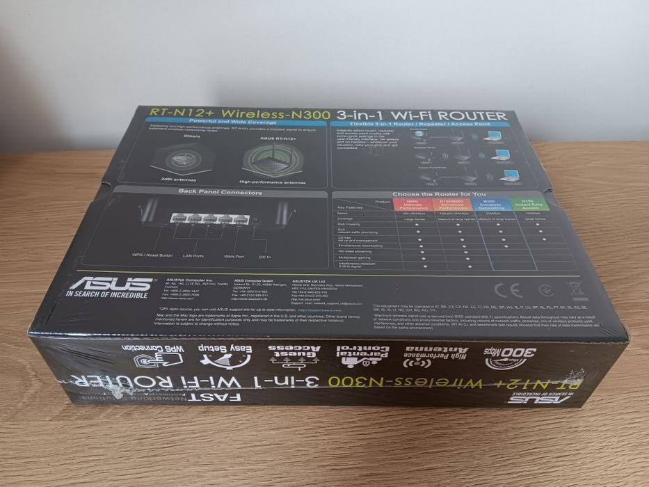 Wi-Fi Router 3-in1, Asus, nou cu eticheta.