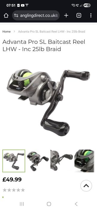 Mulineta Advanta Pro SL Baitcast RHW
MSkip to th