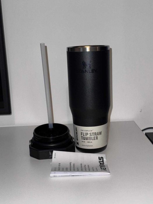 Termos Stanley cu pai pliabil, IceFlow 2.0 Flip Straw Tumbler, 0.89L