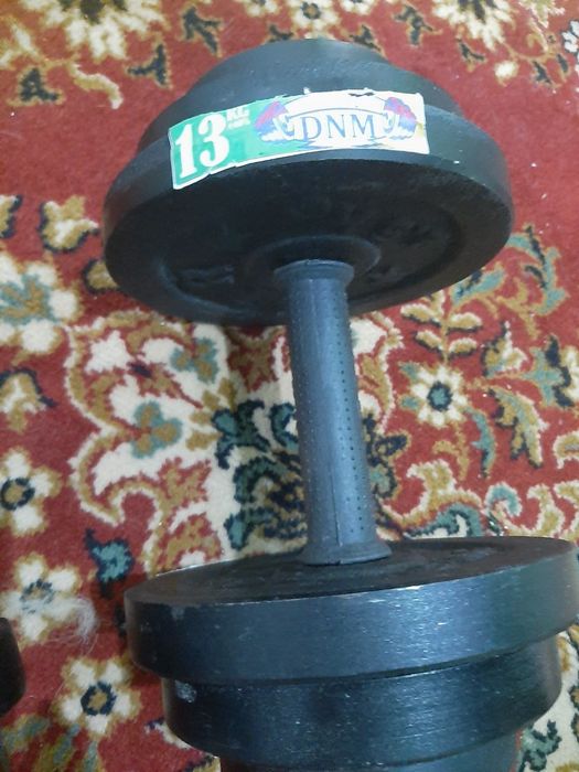 Продам железные гантели