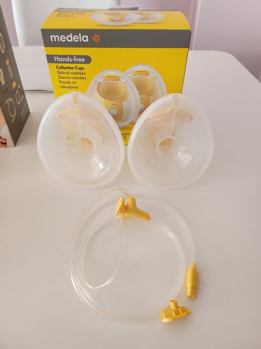 Помпа за кърма MEDELA Solo Единична двуфазна електрическа помпа за кърма + 1бр. шише и 1бр. фуния