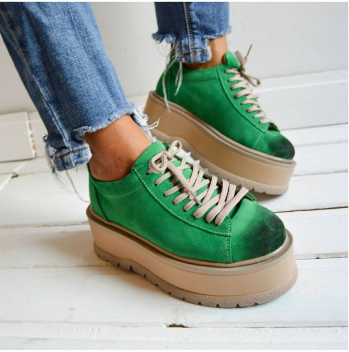 Sneakers  piele naturala