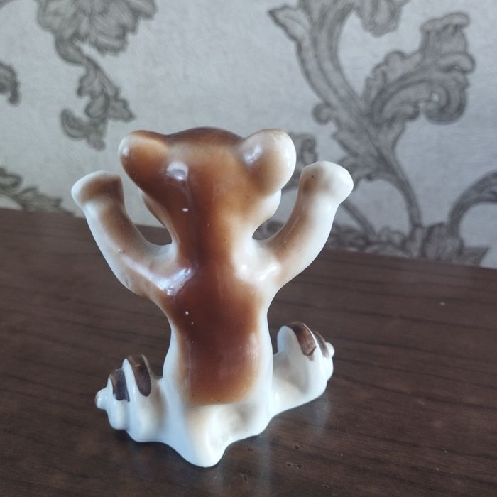 Фигурка мишка со штангой, СССР