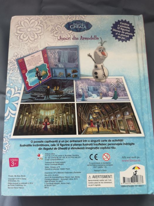 Joc rol, 12 figurine, Regatul de gheata, Paw Patrol, romana, engleza