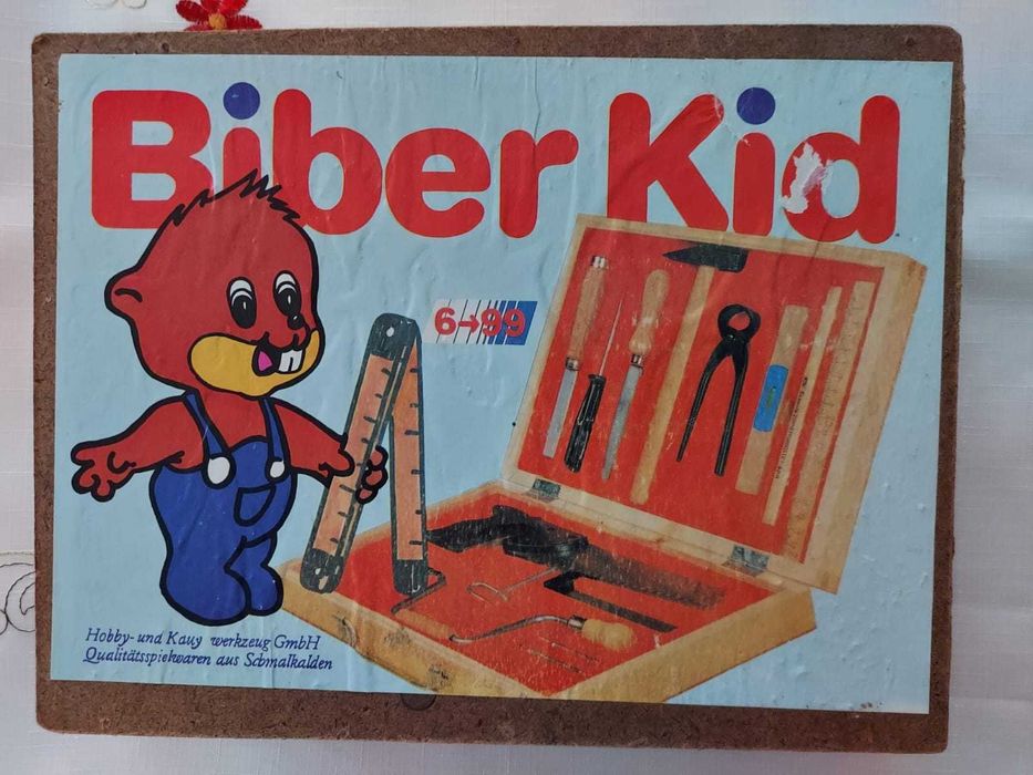 Set Unelte Jucărie Vintage „Biber Kid” – De Colecție / Retro
