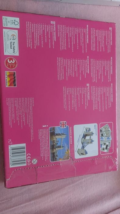 2 seturi puzzle 3D Turnul Eiffel & Tower Bridge