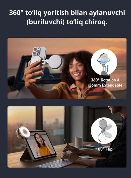Telesin magsafe lampa