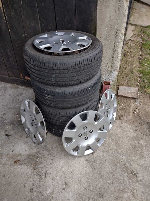 set roti Peugeot cu anvelope vara 205/55R16 91V Falken ZE310