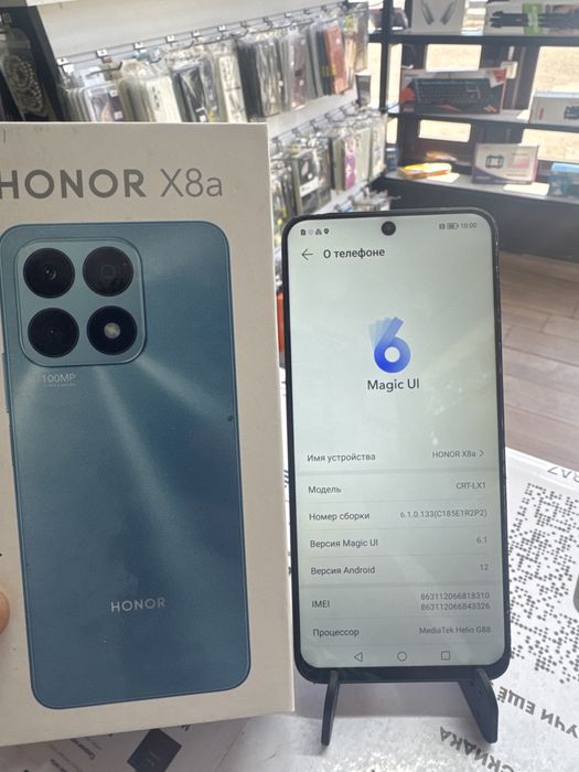 Honor x8a 6/128 gbbb