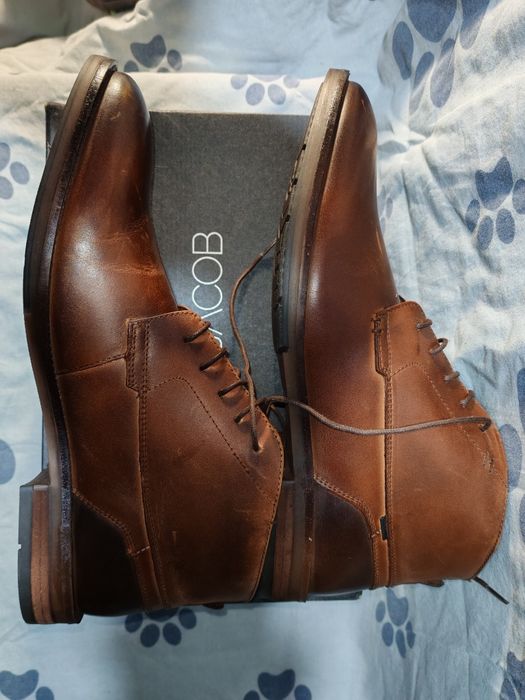 Удобни мъжки кларкове от естествена кожа Oliver Jacob № 45