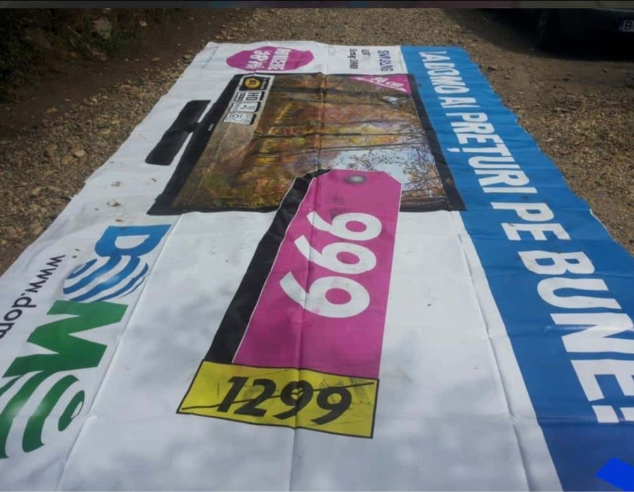 Vand prelate cauciucate provenite din bannere publicitare