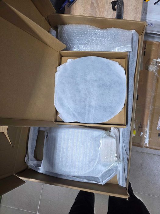 Sistem de duș cu efect de ploaie Görbach fără robinet de duș Economisire apă Negru mat (D25MB)