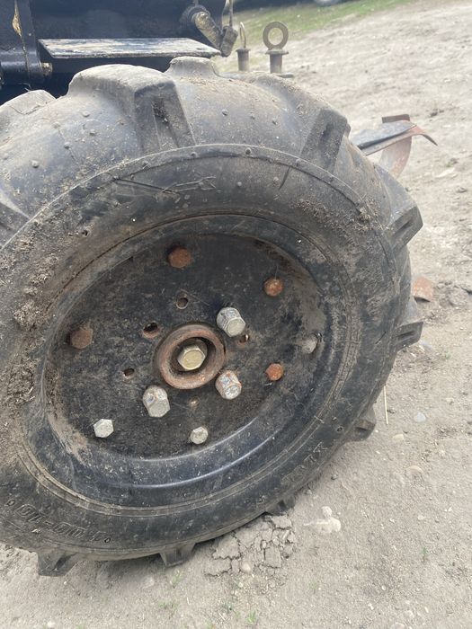 Мотоблок с прицепом