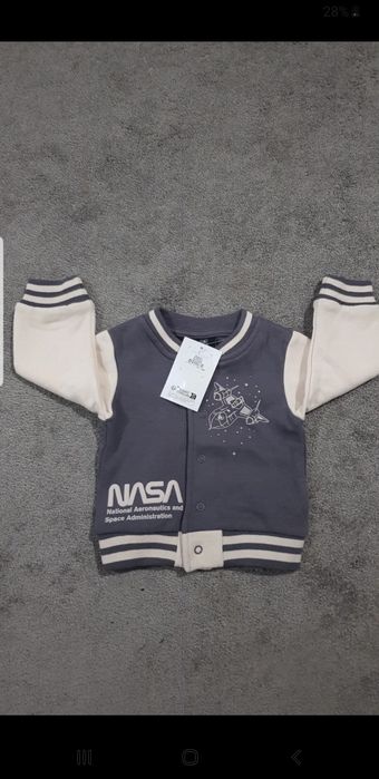 Geaca cu capse Nasa Primark mar 6/9luni