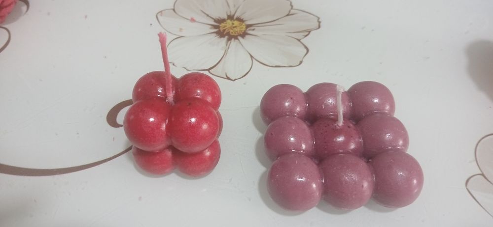 Lumanri handmade din ceara natarula de soia