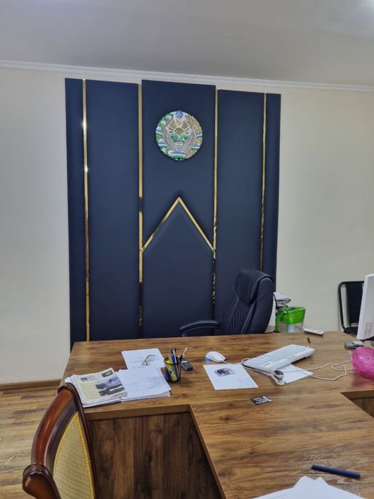 Офисная обшивка из кожи Ofis uchun kojadan obshivka